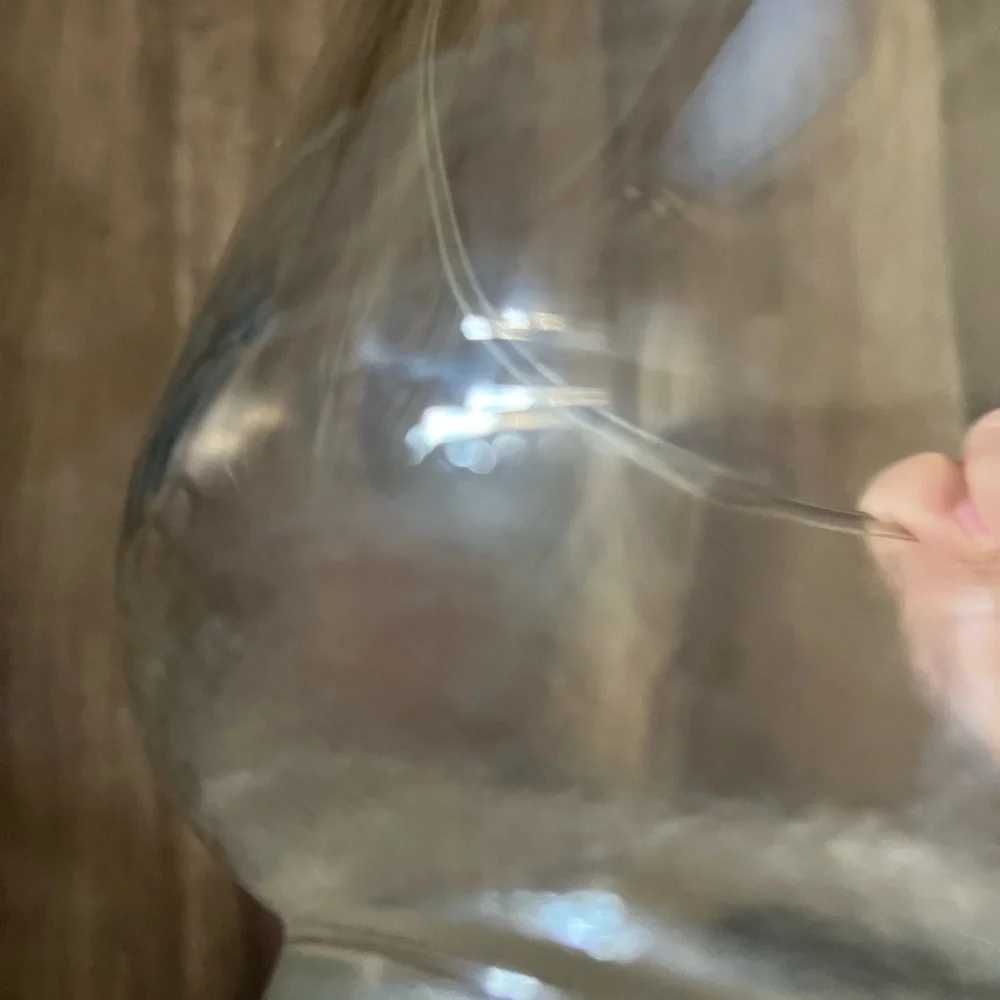 Vintage Clear Glass Bowl - Simple Rounded Design